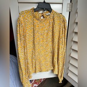 Zara tie back blouse size L